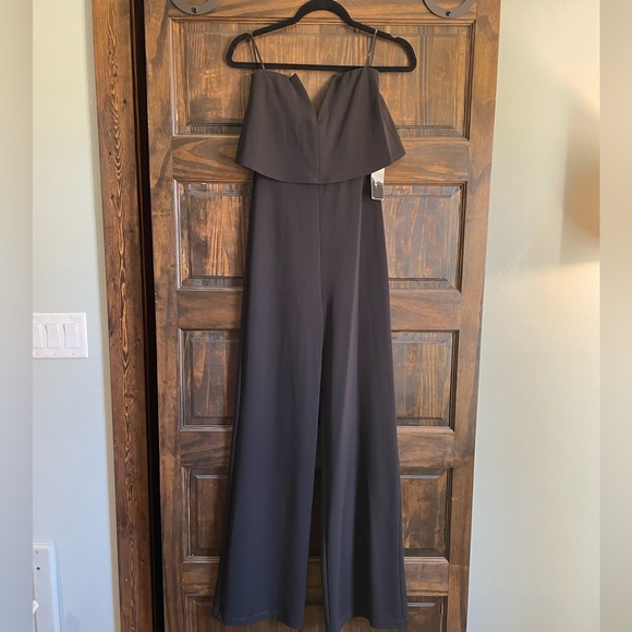 NWT Lulu’s Power of Love black strapless jumpsuit - Picture 6 of 6